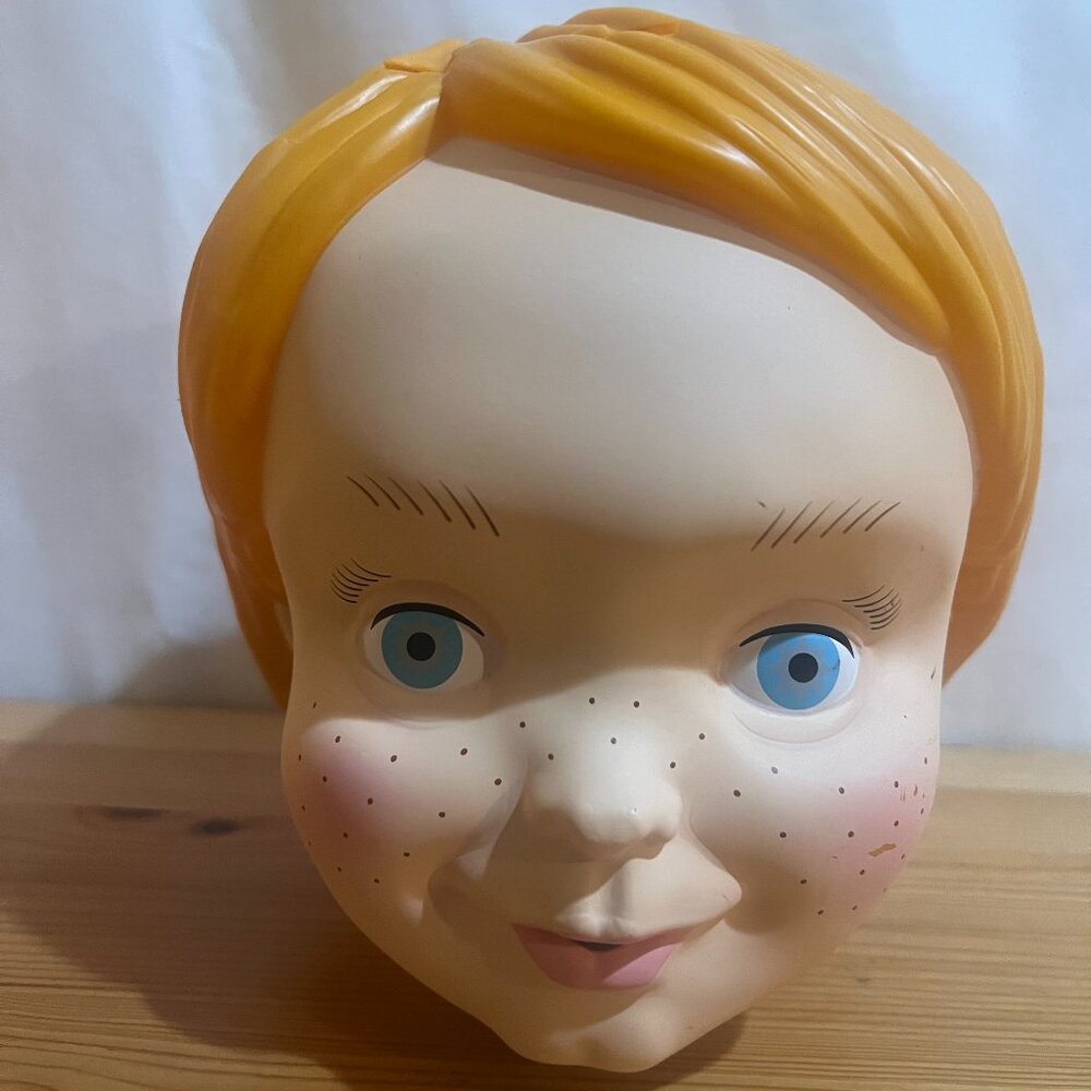 Cinemark Exclusive Childs Play Chucky Popcorn Bucket Damaged Used Good Condition